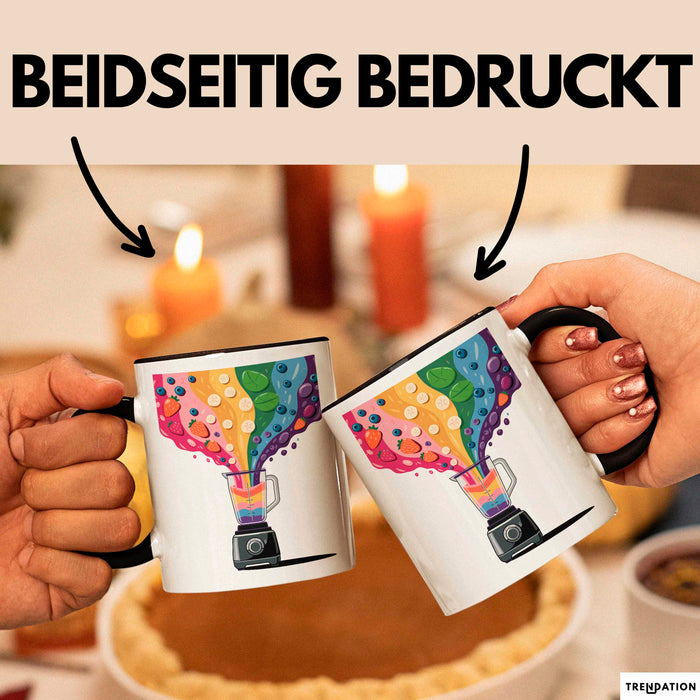 Smoothie Liebhaber Tasse Geschenkidee für Mixer Fan Trendation