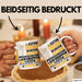Laufgruppenleiter Geschenk Tasse Lustiger Spruch Erheben Sie Sich Der Laufgruppenleiter Betritt den Raum Weiß Trendation