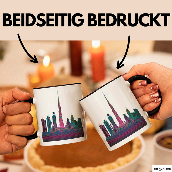 Dubai VAE Burj Khalifa Tasse Geschenk Lustige Geschenkidee Spruch Trendation