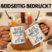 Frauke Tasse Geschenk Alles Ist Gut Frauke Ist Jetz Da Geschenkidee Becher mit Name Schwarz Trendation