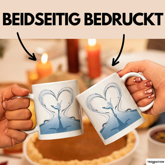 Eiskunstläufer Tasse Geschenk Lustige Geschenkidee Spruch Für Eis Künstler Weiß Trendation