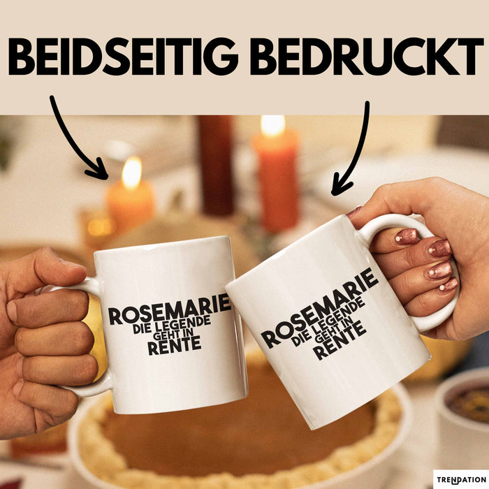 Rosemarie Tasse Rosemarie – Die Legende Geht In Rente Geschenk