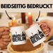 Berlin Tasse Geschenk Stadt Deutschland Hauptstadt Becher Rosa Trendation