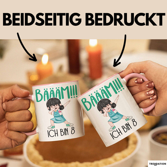 Lustige Tasse Geschenk Bäääm Dab Girl Witziger Spruch Rosa Trendation