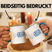 Griechenland Tasse Geschenk Grieche Flagge Herz Kaffee-Becher Blau Trendation