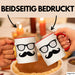 Hipster Tasse Geschenkidee für Trendsetter Rot Trendation