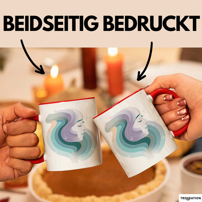 Achtsamkeitsexperte Tasse Geschenkidee für Zen Begleiter Rot Trendation