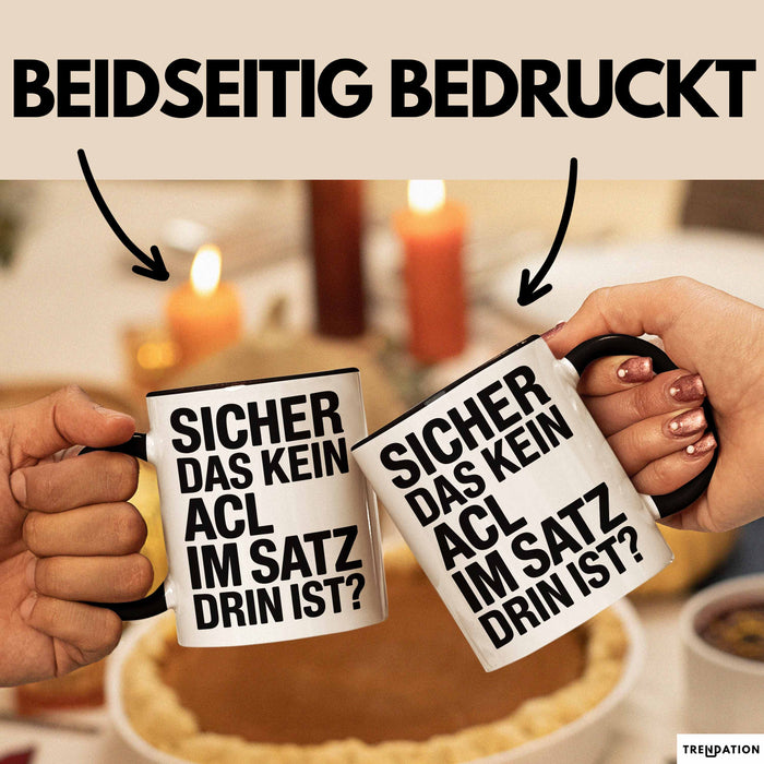 Lateinlehrer Unterricht Tasse Geschenk Lustige Geschenkidee Spruch Sicher Das Kein Aci Im Satz Drin Ist Trendation