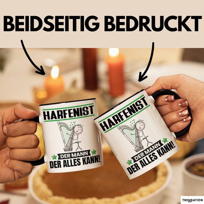 Harfenist Tasse Geschenk für Harfenist Der Mann Der Alles Kann Geschenkidee zum Geburtstag Trendation