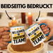 Office Arbeitskollege Tasse Geschenk Lustige Geschenkidee Spruch Willkommen In Unserem Team Blau Trendation