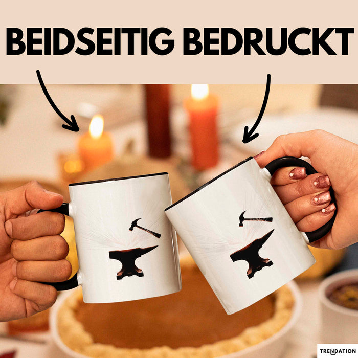 Schmied Tasse Geschenk Lustige Geschenkidee Spruch Für Metall Arbeiter Trendation