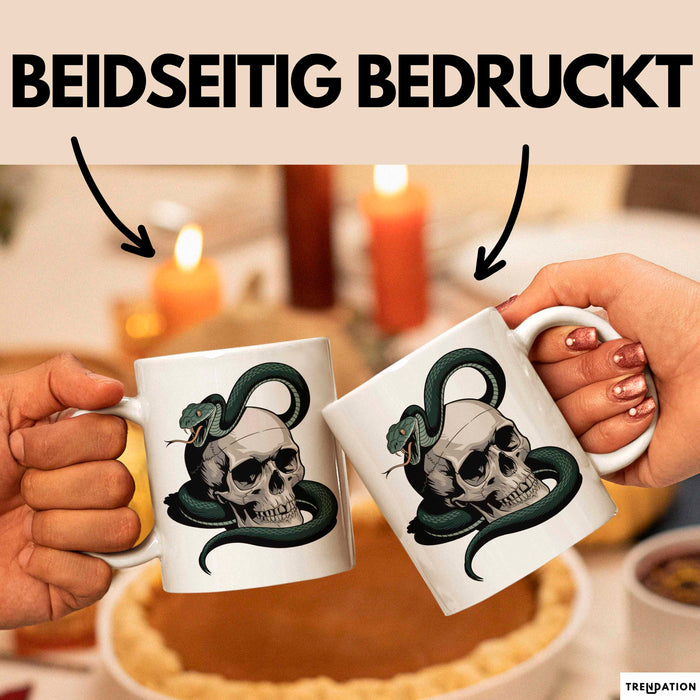 Reptilienhalter Tasse Geschenkidee Echsen Schlangenliebhaber Geschenkidee Lustig Weiß Trendation