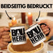Bauherr Bauleiter Geschenk Tasse Hausbau Bauvorhaben Kaffee-Becher Geschenkidee Schwarz Trendation