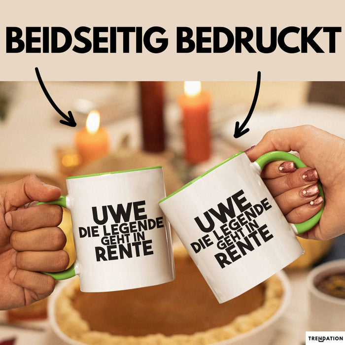 Uwe Tasse Uwe – Die Legende Geht In Rente Geschenk