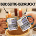 Kletterer Geschenk Tasse Lustiger Spruch Erheben Sie Sich Der Kletterer Betritt den Raum Blau Trendation