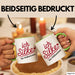 Silke Tasse Geschenk Ich Bin Vollkommen Silke Geschenkidee Geburtstag Grün Trendation