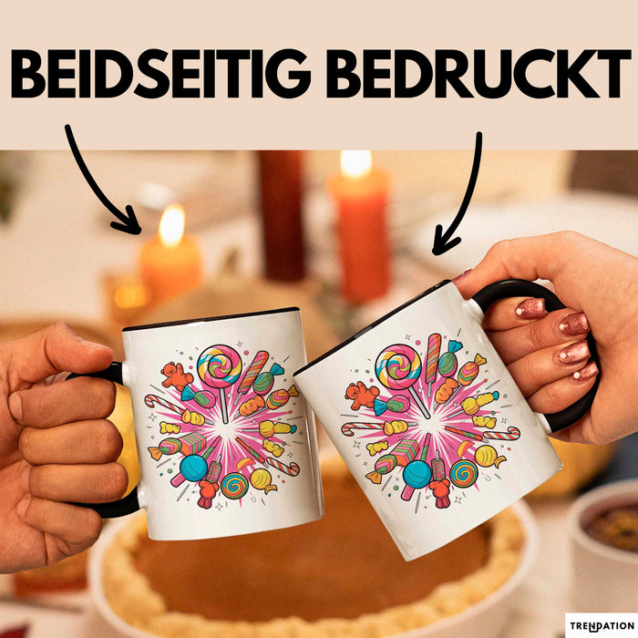 Zucker Süchtiger Tasse Geschenkidee für Naschkatze Trendation