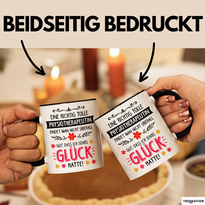 Physiotherapeut Physiotherapie Tasse Geschenk Lustige Geschenkidee Spruch Eine Richtig Tolle Physiotherapeutin Findet Nicht Überall Trendation