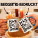 Sarkastische Ente Tasse Geschenk Lustige Geschenkidee Spruch Frieden war nie eine Option Blau Trendation