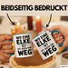 Elke Tasse Geschenk Wo Eine Elke Ist Ist Auch Ein Weg Geschenkidee Becher mit Name Blau Trendation