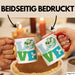 Erde Tasse Geschenk LOVE Schriftzug Lächelnde Erde Geschenkidee Rot Trendation