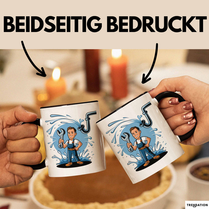 Klempner Tasse Geschenk Lustige Geschenkidee Spruch Für Rohr Reparierer Trendation