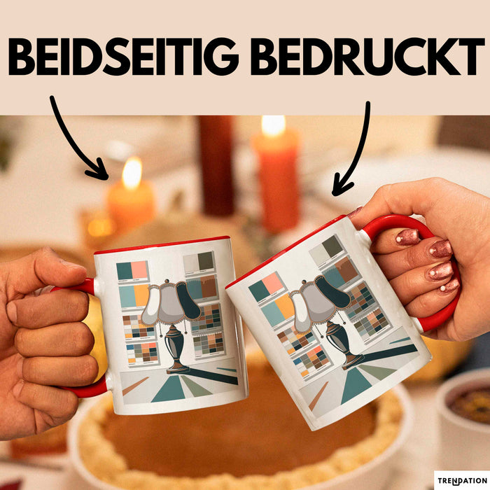 Innenarchitekt Tasse Geschenk Lustige Geschenkidee Spruch Für Stil Planer Rot Trendation