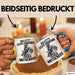 Motorcross Tasse Geschenk Ballett Echte Mädchen Fahren Motocross Blau Trendation