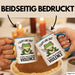 Frosch Tasse Geschenk I Slept Like Shit Choosing Violence Geschenkidee Lustig Blau Trendation