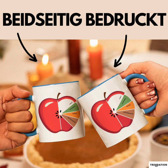 Ernährungsberater Tasse Geschenkidee für Gesundheitsplaner Blau Trendation
