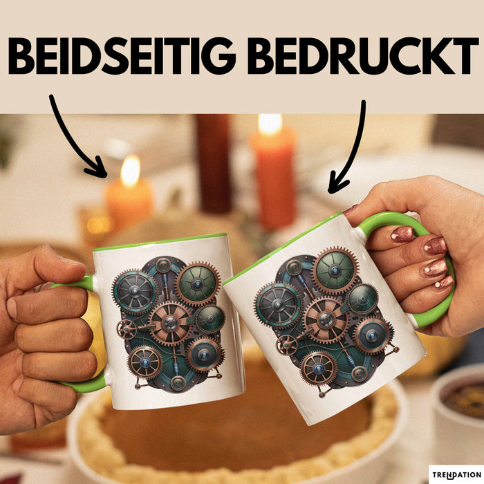 Mechaniker Tasse Geschenkidee für Kfz Techniker Grün Trendation