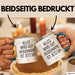Heidemarie Tasse Geschenk Alles Ist Gut Heidemarie Ist Jetz Da Geschenkidee Becher mit Name Blau Trendation