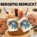 Einhorn Liebhaber Tasse Geschenk Einhorn Reitet Auf Dinosauriere T-Rex Dino Frauen Geschenk Rosa Trendation