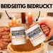 Alkoholliebhaber Tasse Geschenk Lustige Geschenkidee Spruch Zertifizierter Mischenmeister Rot Trendation