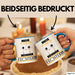 Fechterin Tasse Geschenk Becher Stark Attraktiv Furchtlos Fechterin Lustige Geschenkidee Blau Trendation