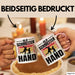 Handball Geschenk Tasse Geschenkidee Handball-Spieler Handballspielerin Mädchen Jungs Kaffee-Becher Old Schmetterhand Rosa Trendation
