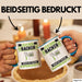 Bäcker Tasse Geschenk für Bäcker Geburtstag Lustiger Spruch Kaffee-Becher Was Ist Deine Superkraft Blau Trendation