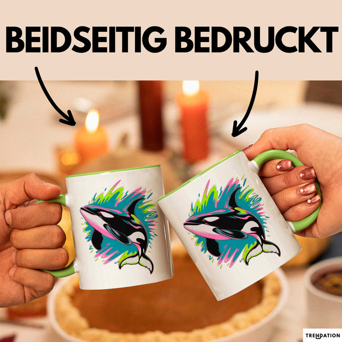 Wal Tier Tasse Geschenk Lustige Geschenkidee Spruch Grün Trendation