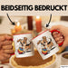 Hunde Liebhaber Tasse Geschenkidee für Hundefreunde Rot Trendation
