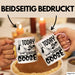 Gans Tasse Geschenk Today I Am A Serious Goose Kaffee-Becher Rosa Trendation