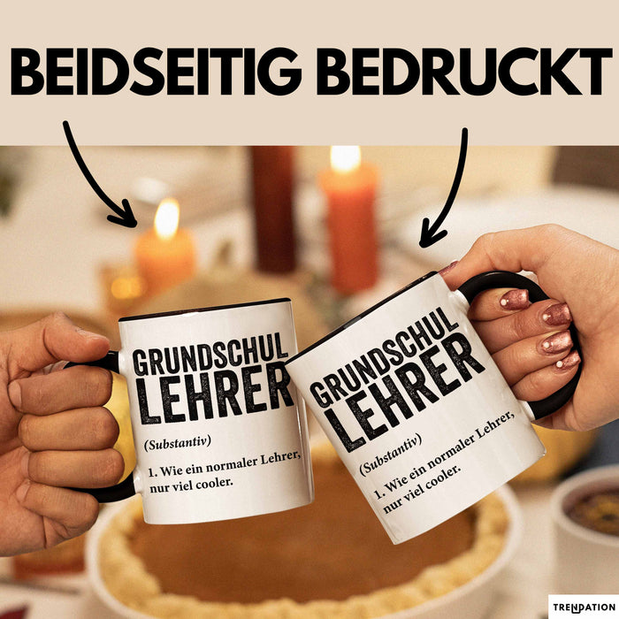 Grundschullehrer Wertschätzung Tasse Geschenk Lustige Geschenkidee Spruch Grundschullehrer Trendation
