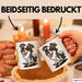 Hund Tierliebhaber Skateboard Tasse Geschenk Lustige Geschenkidee Spruch Rot Trendation