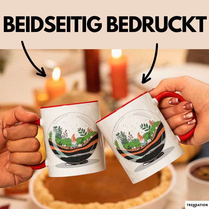 Terrarium Bauer Tasse Geschenk Lustige Geschenkidee Spruch Für Mini Welt Erschaffer Rot Trendation