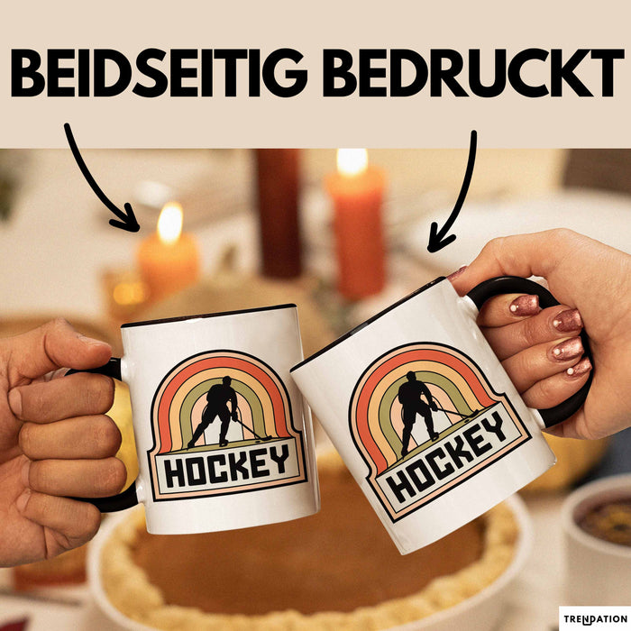 Hockeyspieler Spiel Sport Tasse Geschenk Lustige Geschenkidee Spruch Trendation