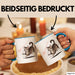 Katzenliebhaber Tasse Geschenkidee für Katzenfreunde Blau Trendation