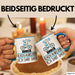 Geschenk für Radfahrerin Tasse Lustige Geschenkidee Geburtstag Ich Bin Radfahrerin Ich Darf Das Blau Trendation