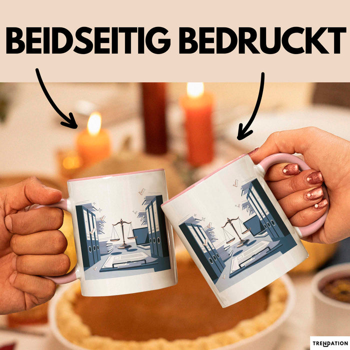 Rechtsanwalts Assistent Tasse Geschenk Lustige Geschenkidee Spruch Für Kanzlei Profis Rosa Trendation