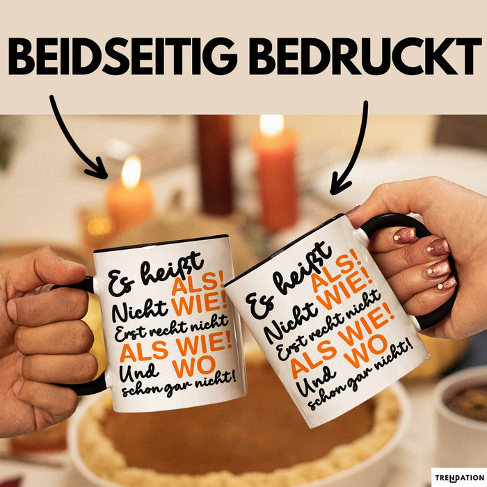Deutschlehrer Unterricht Tasse Geschenk Lustige Geschenkidee Spruch Trendation
