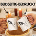 Katzen-Besitzerin Geschenk Tasse Kaffee-Becher Katzen Skelett Tattoo Frauen Kaffee-Becher Rosa Trendation