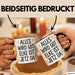 Elke Tasse Geschenk Alles Ist Gut Elke Ist Jetz Da Geschenkidee Becher mit Name Schwarz Trendation
